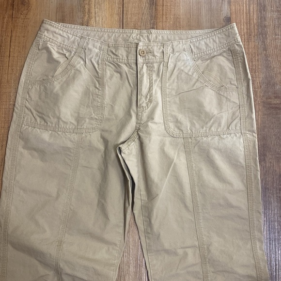 The north face tan casual athleisure hiking pants size 12 - Picture 3 of 10